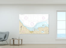 Load image into Gallery viewer, Christiansted, St. Croix, United States Virgin Islands - Nautical Map / Chart - Printed on Canvas, Acrylic, or Metal
