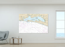 Load image into Gallery viewer, Destin, Choctawhatchee Bay, Fort Walton Beach, Niceville, Valparaiso, Florida - Nautical Map / Chart - Printed on Canvas, Acrylic, or Metal