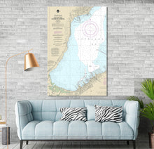 Load image into Gallery viewer, Ashland, Washburn, Chequamegon Bay, Wisconsin Nautical Map / Chart - Printed on Canvas, Acrylic, or Metal
