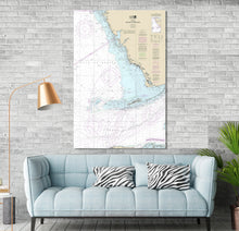 Load image into Gallery viewer, Southwest Florida, Naples, Marco Island, Tampa, Ft Meyers, Key West, Florida Keys - Nautical Map / Chart - Printed on Canvas, Acrylic, Metal