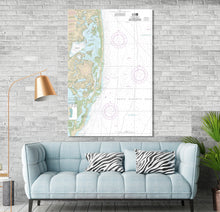 Load image into Gallery viewer, Chatham Harbor, Orleans, Pleasant Bay, Nauset Beach, Cape Cod, Massachusetts - Nautical Map / Chart - Printed on Canvas, Acrylic, or Metal