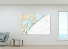 Load image into Gallery viewer, Rockport, Aransas Pass, Fulton, San Antonio Bay, Copano Bay, Aransas Bay, Texas - Nautical Map / Chart - Canvas, Acrylic, or Metal