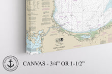 Load image into Gallery viewer, Block Island, Rhode Island - Nautical Map / Chart - Printed on Canvas, Acrylic, or Metal
