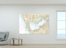 Load image into Gallery viewer, Muskegon, Muskegon Lake, Bear Lake, Muskegon Harbor, Michigan Nautical Map / Chart - Canvas, Acrylic, or Metal
