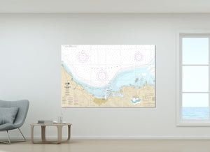 Christiansted, St. Croix, United States Virgin Islands - Nautical Map / Chart - Printed on Canvas, Acrylic, or Metal