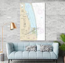 Load image into Gallery viewer, Port Isabel, South Padre Island, Laguna Vista, Port Mansfield, Laguna Madre, Texas - Nautical Map/Chart - Printed on Canvas, Acrylic, Metal
