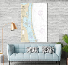 Load image into Gallery viewer, Port Mansfield, Northern Padre Island, Laguna Madre, Texas - Nautical Map / Chart - Canvas, Acrylic, or Metal
