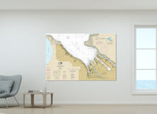 Load image into Gallery viewer, Tacoma, Browns Point, Ruston, Caledonia, Puget Sound, Commencement Bay, Washington - Nautical Map/Chart - Printed Canvas, Acrylic, or Metal
